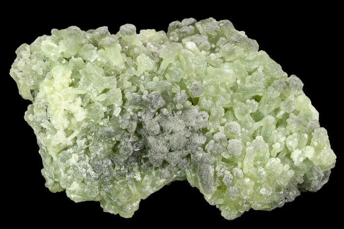 Green Prehnite Crystal Cluster - Morocco #127393